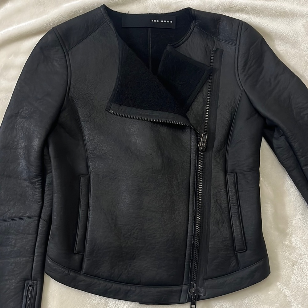 Isabel Benenato biker jacket